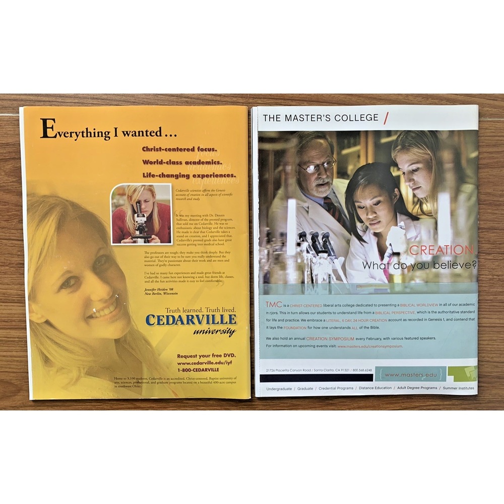 Answers Magazine Answers In Genesis Creation Science Homeschool Bible LOT of 2 - Picture 2 of 4